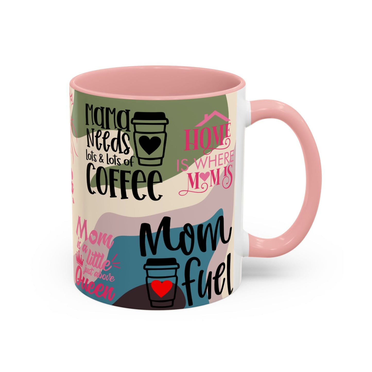 Mom Life Coffee Mug - Perfect Gift for Mother's Day, Mom Fuel Mug, Inspirational Quotes, Funny Gifts for Moms, Ceramic Coffee Mug