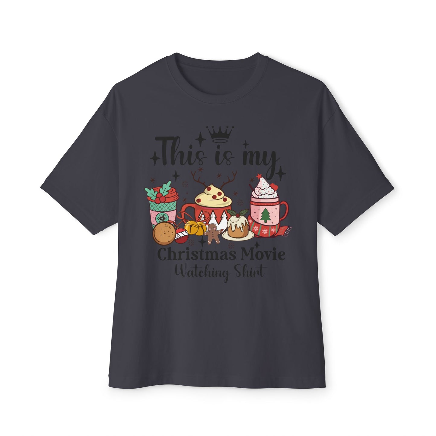 Christmas Movie Watching T-Shirt / Holiday Graphic Tee / Cozy Christmas Shirt for Women / Funny Holiday Movie Shirt Gift