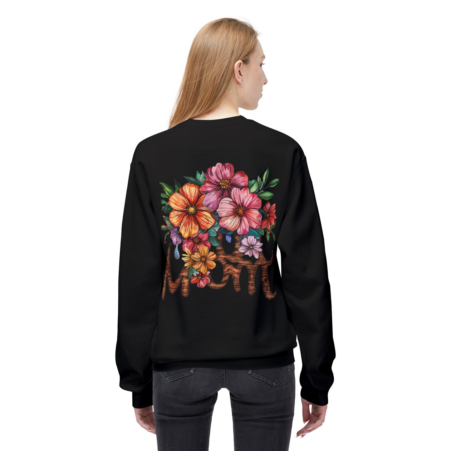 Wife Mom Boss Sweatshirt / Floral Mom Sweater / Mother’s Day Gift for Mom / Inspirational Pullover Hoodie / Stylish Mom Life Apparel