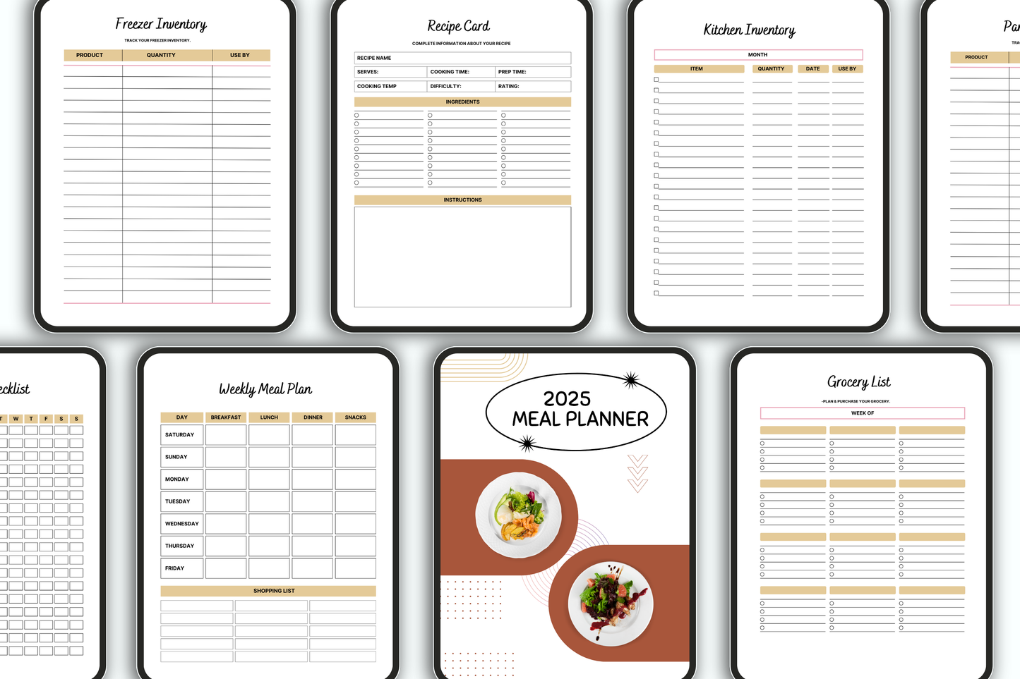 Meal Digital Planner