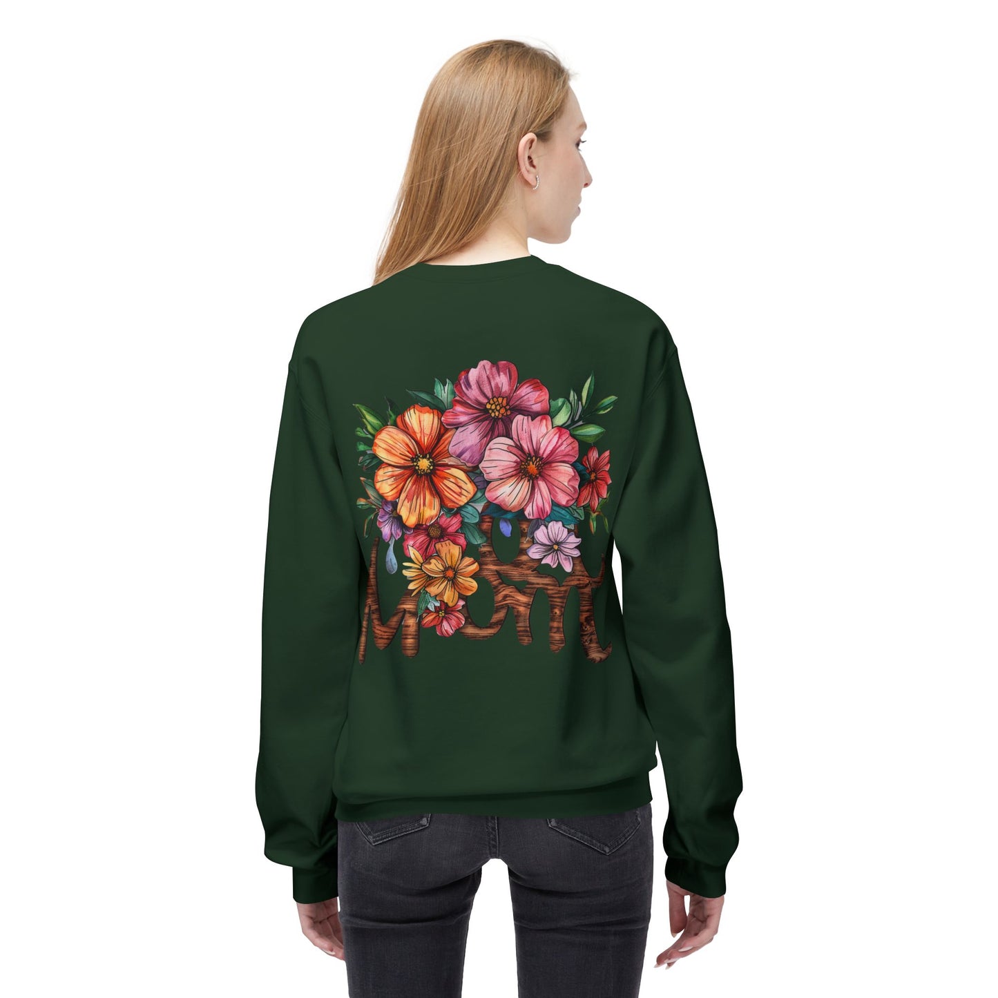 Wife Mom Boss Sweatshirt / Floral Mom Sweater / Mother’s Day Gift for Mom / Inspirational Pullover Hoodie / Stylish Mom Life Apparel