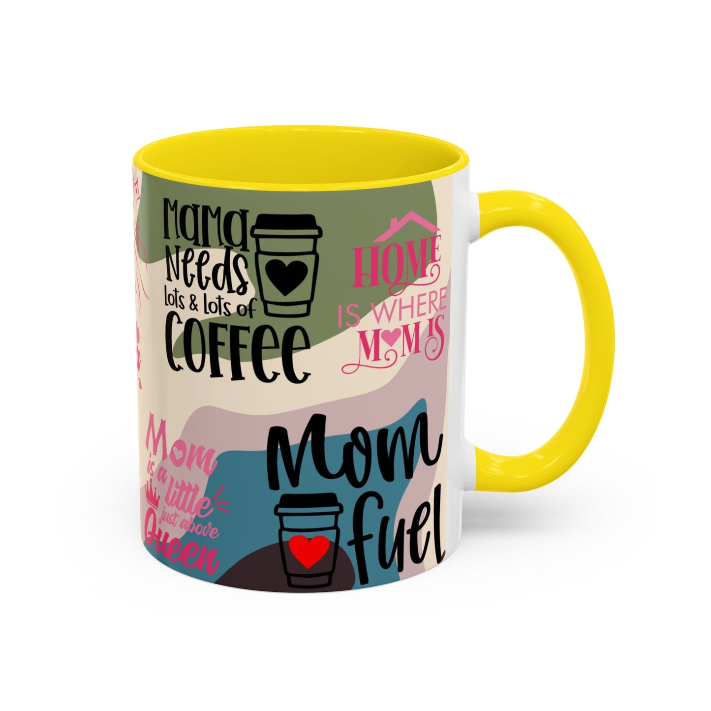 Mom Life Coffee Mug - Perfect Gift for Mother's Day, Mom Fuel Mug, Inspirational Quotes, Funny Gifts for Moms, Ceramic Coffee Mug