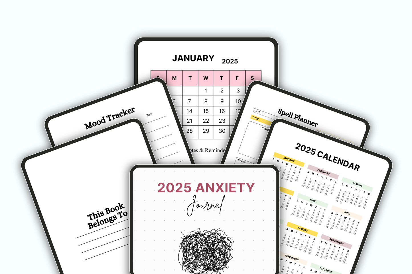 Anxiety Digital Planner