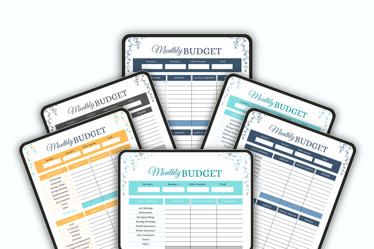 Monthly Budget Digital Planner