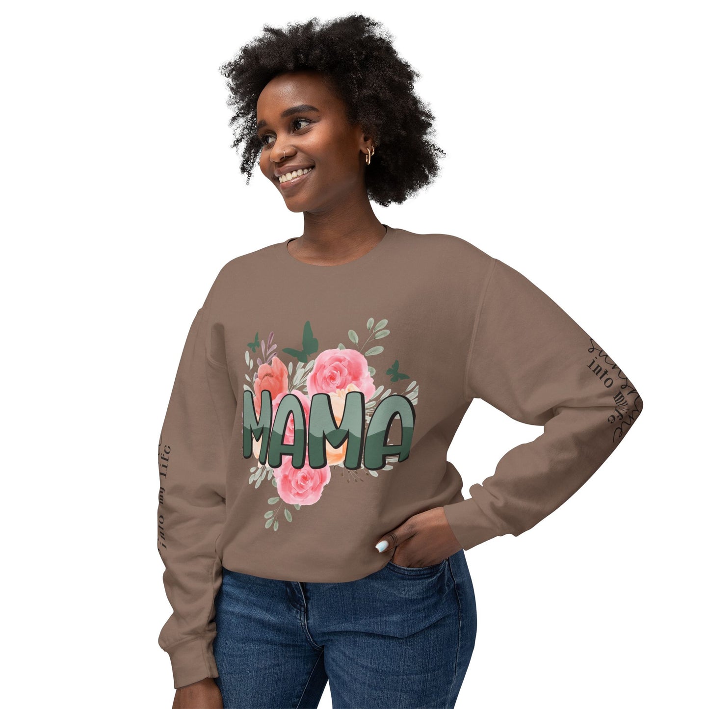 Wife Mom Boss Sweatshirt / Floral Mom Sweater / Mother’s Day Gift for Mom / Inspirational Pullover Hoodie / Stylish Mom Life Apparel