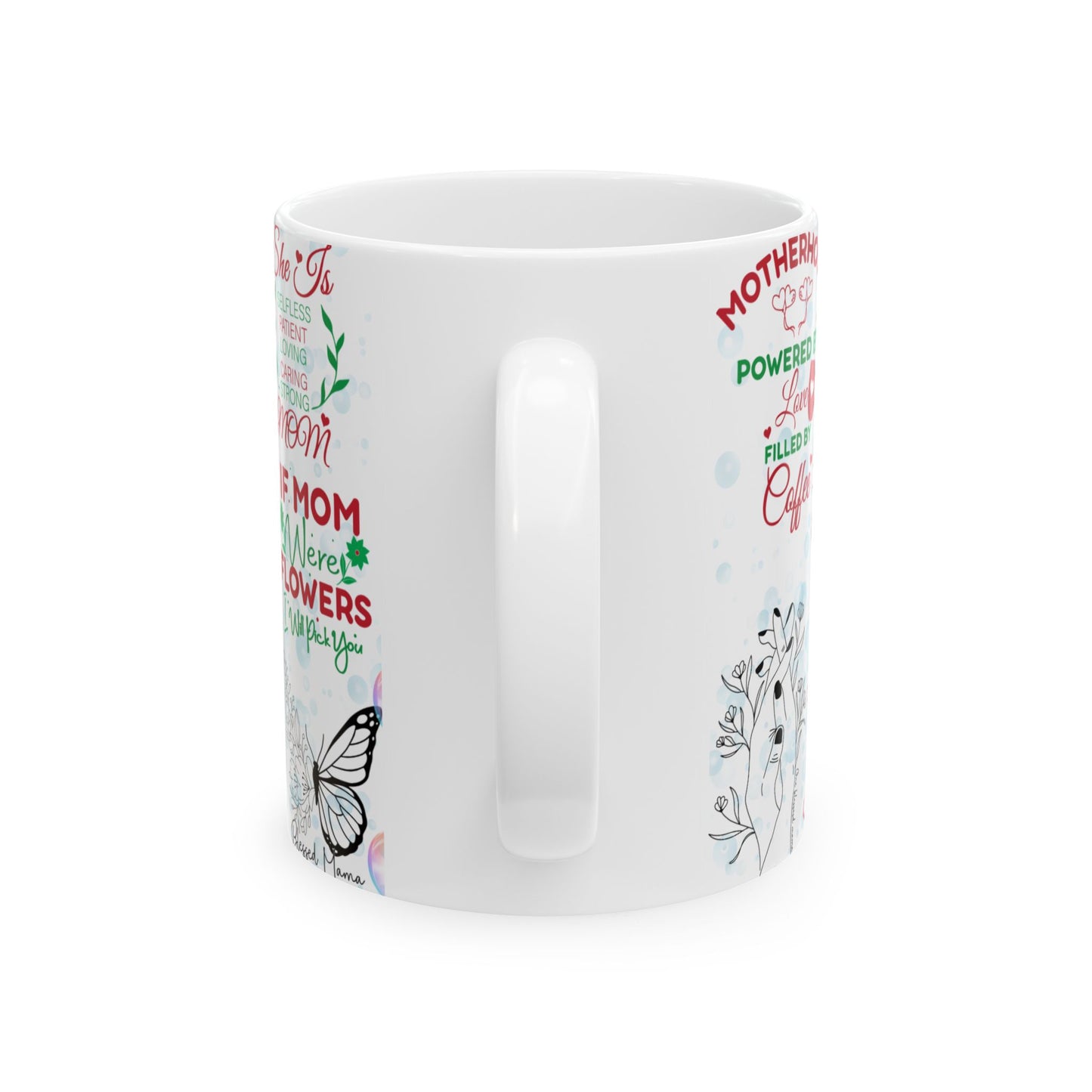 Mom Sublimation Ceramic Mug, Mother's Day Gift, Birthday Gift for Mom, Coffee Mug, Tea Cup, Kitchen Decor