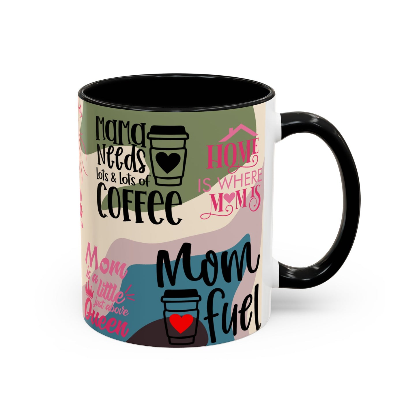 Mom Life Coffee Mug - Perfect Gift for Mother's Day, Mom Fuel Mug, Inspirational Quotes, Funny Gifts for Moms, Ceramic Coffee Mug