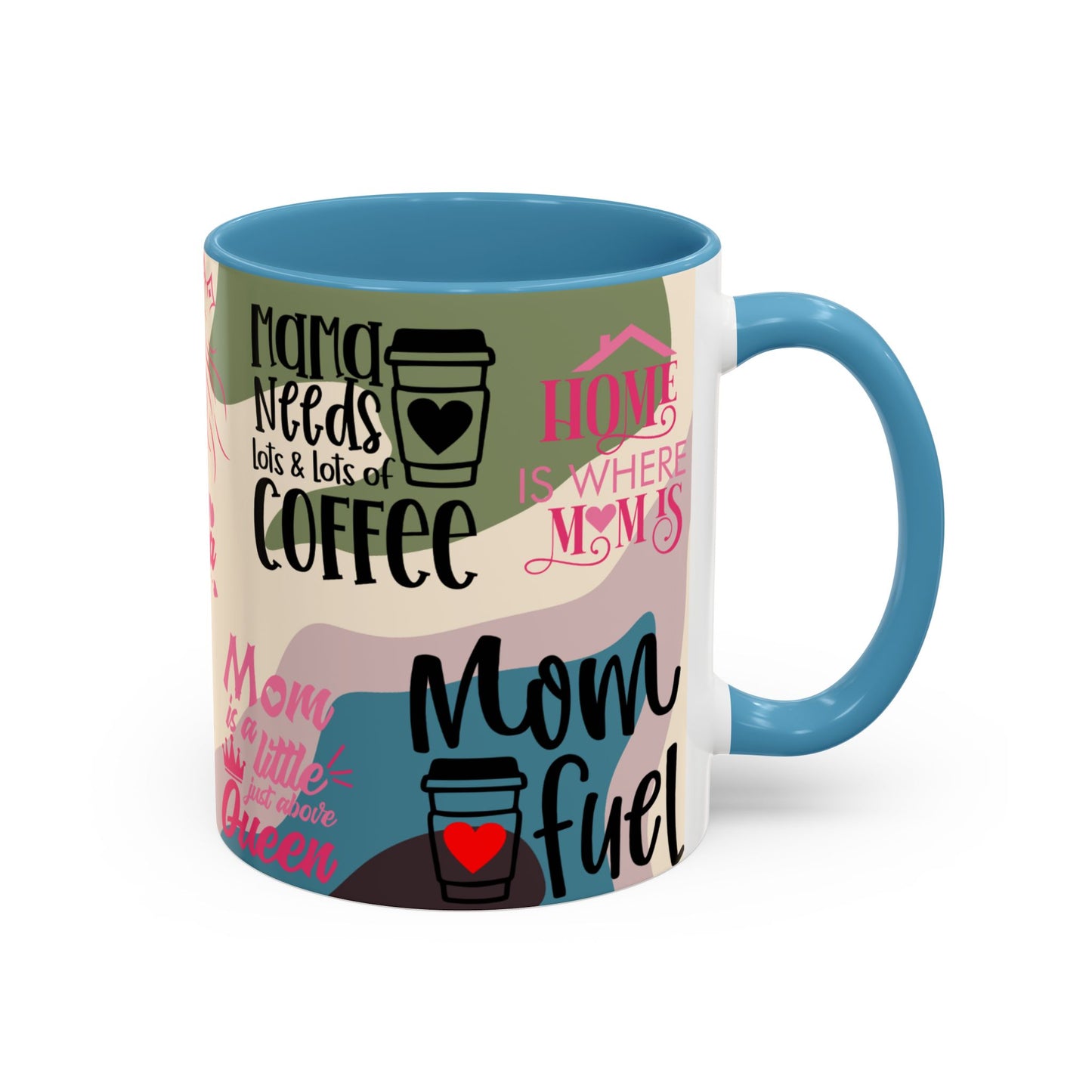 Mom Life Coffee Mug - Perfect Gift for Mother's Day, Mom Fuel Mug, Inspirational Quotes, Funny Gifts for Moms, Ceramic Coffee Mug