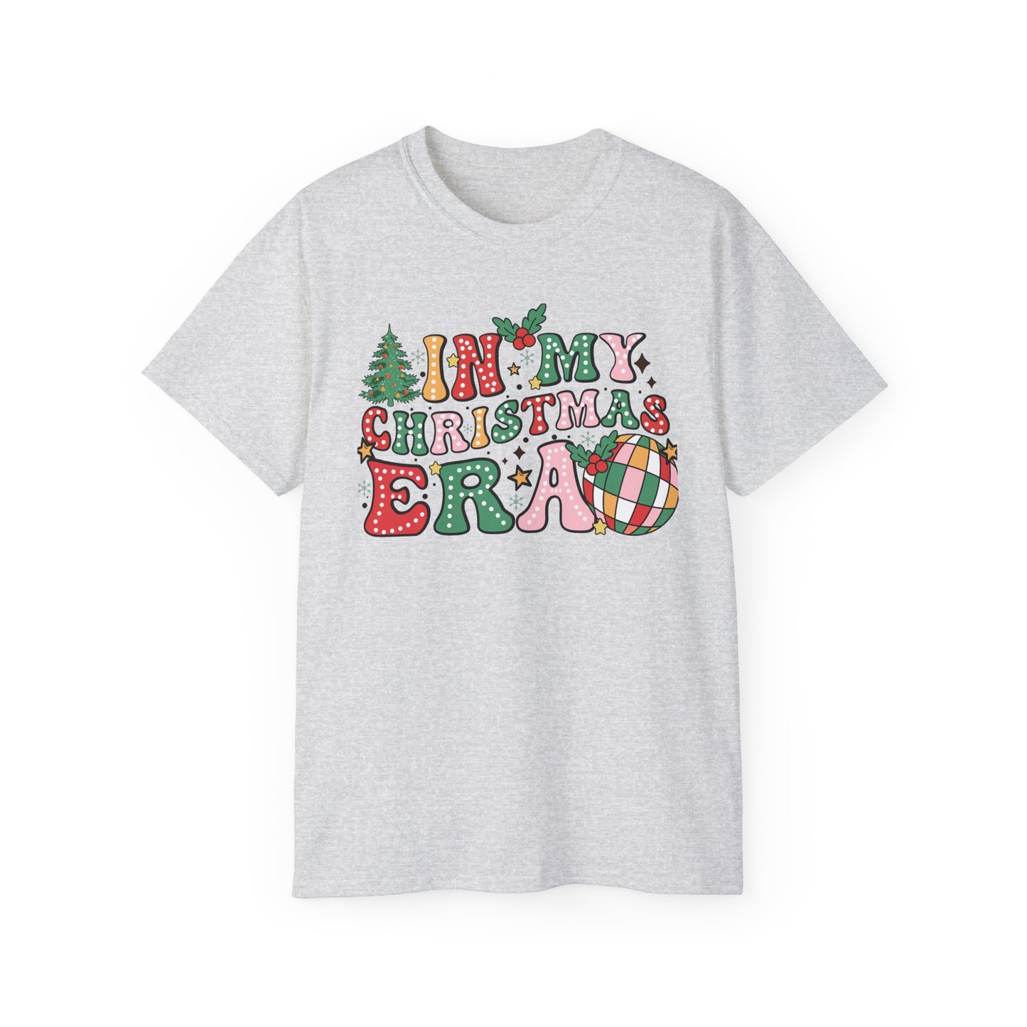 In My Christmas Era Shirt – Trendy Holiday Graphic Tee | Retro Christmas T-Shirt for Women & Men