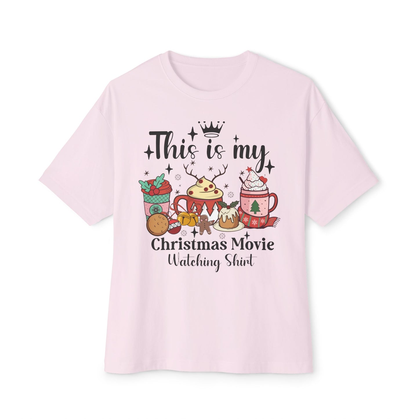 Christmas Movie Watching T-Shirt / Holiday Graphic Tee / Cozy Christmas Shirt for Women / Funny Holiday Movie Shirt Gift