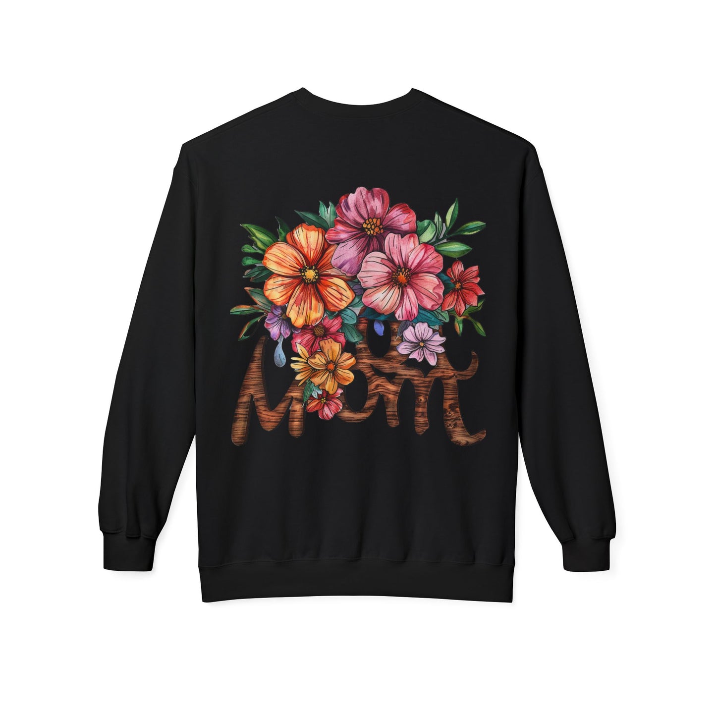 Wife Mom Boss Sweatshirt / Floral Mom Sweater / Mother’s Day Gift for Mom / Inspirational Pullover Hoodie / Stylish Mom Life Apparel