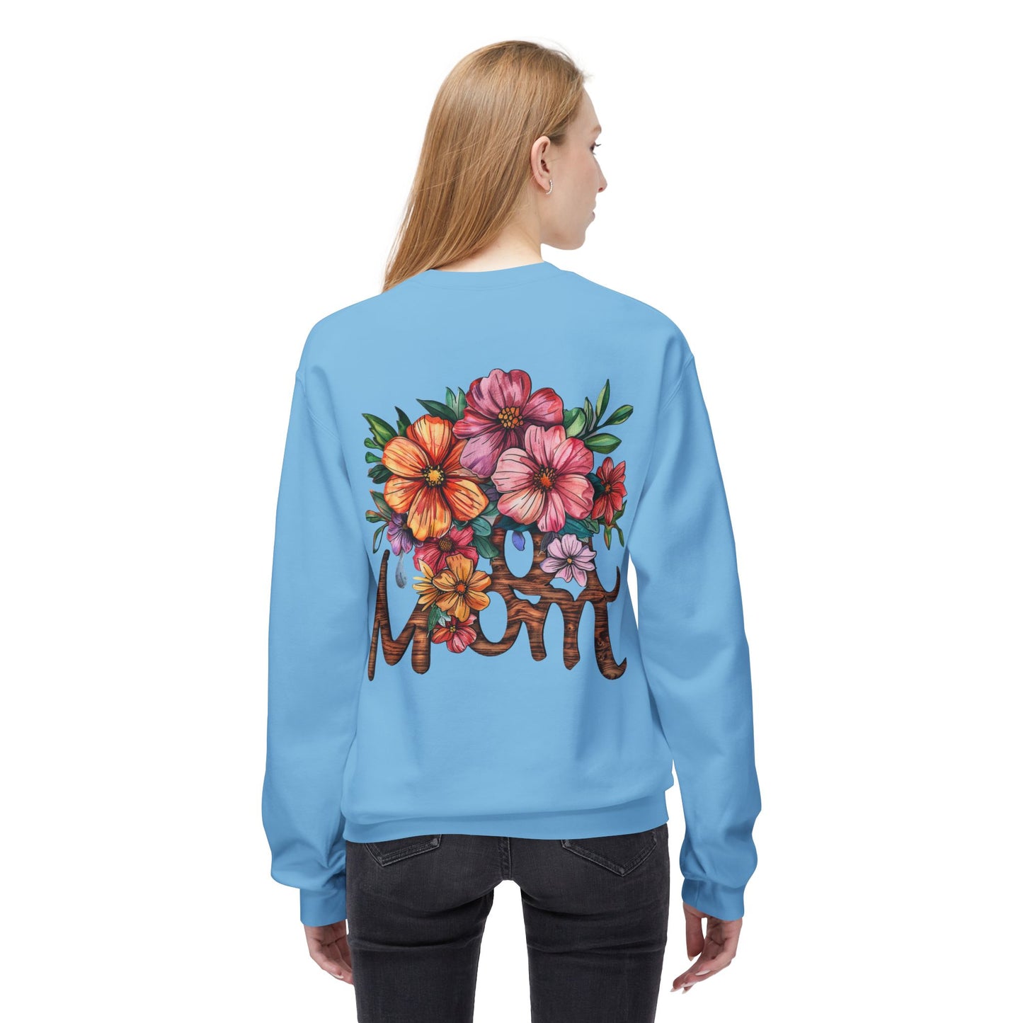 Wife Mom Boss Sweatshirt / Floral Mom Sweater / Mother’s Day Gift for Mom / Inspirational Pullover Hoodie / Stylish Mom Life Apparel
