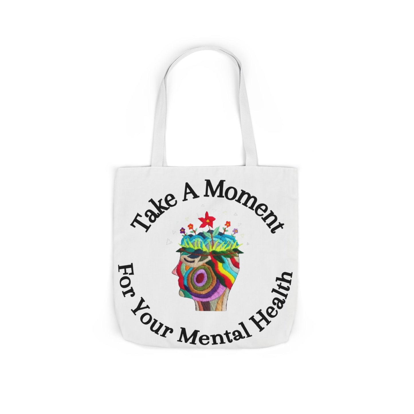 Canvas Tote Bag | Stylish & Durable with 5-Color Straps | Eco-Friendly Everyday Bag