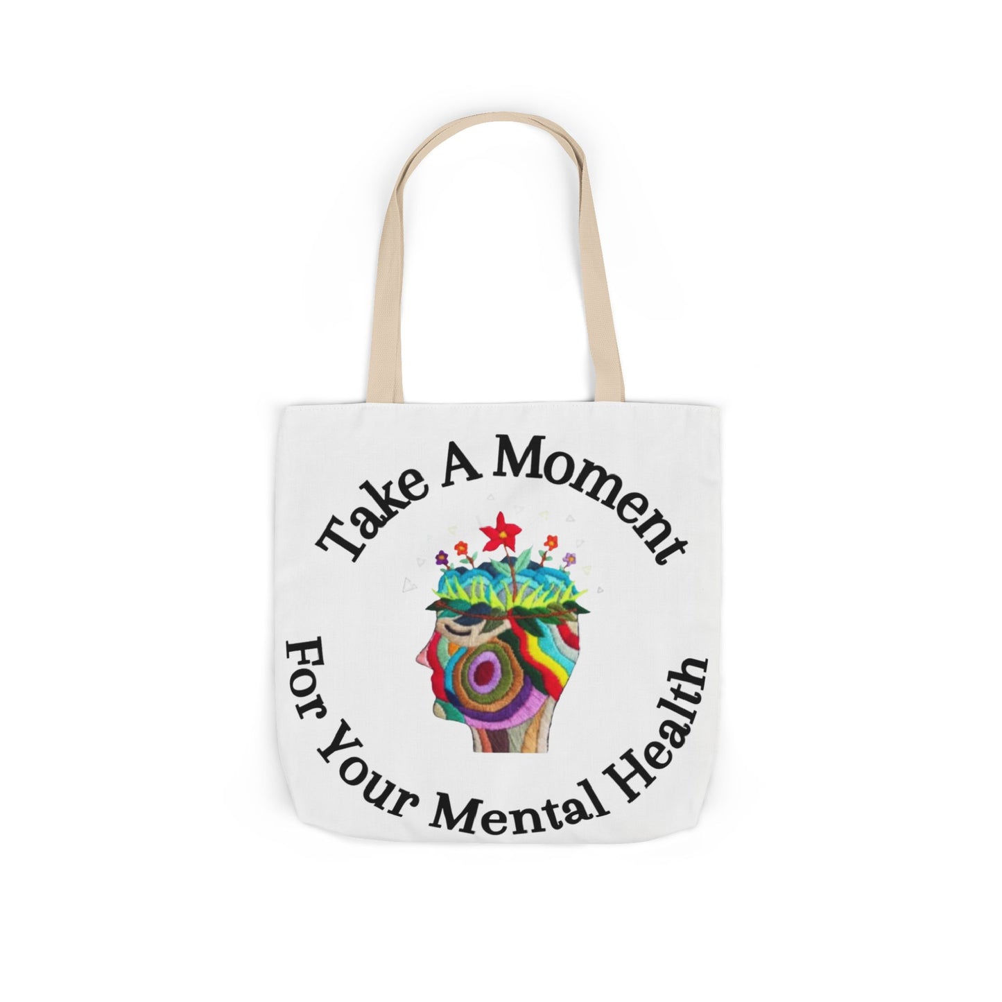 Canvas Tote Bag | Stylish & Durable with 5-Color Straps | Eco-Friendly Everyday Bag
