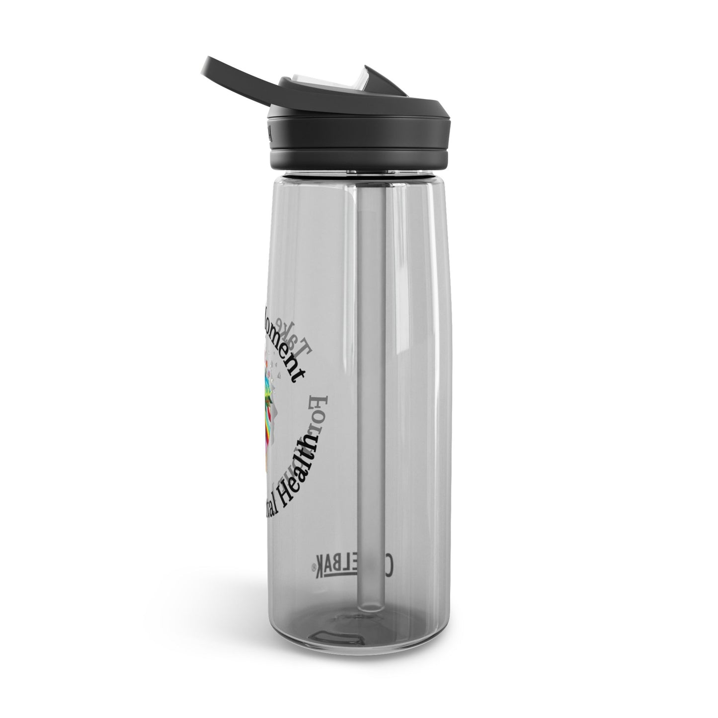 CamelBak Eddy® Water Bottle |Take A Moment For Your Mental Health | Motivational Reusable BPA | Free Bottle (20oz / 25oz)