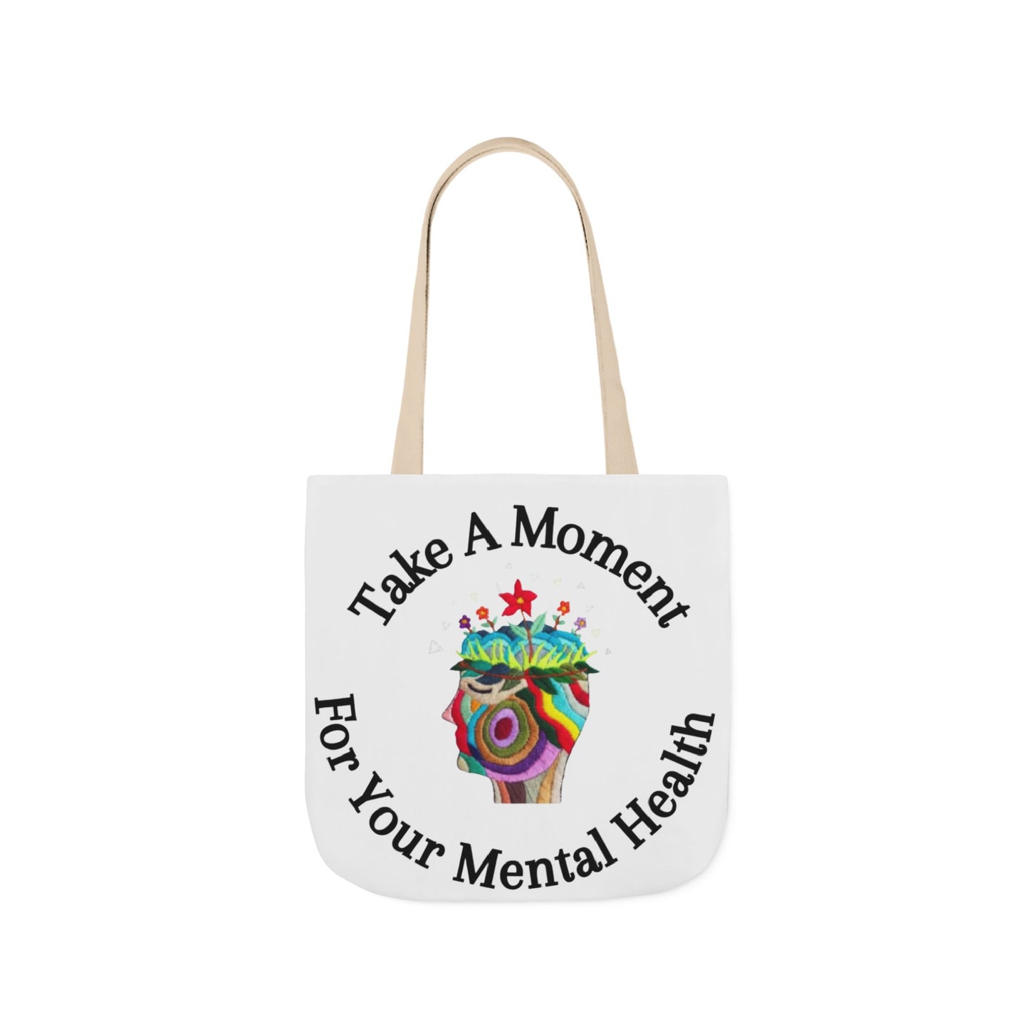 Canvas Tote Bag | Stylish & Durable with 5-Color Straps | Eco-Friendly Everyday Bag