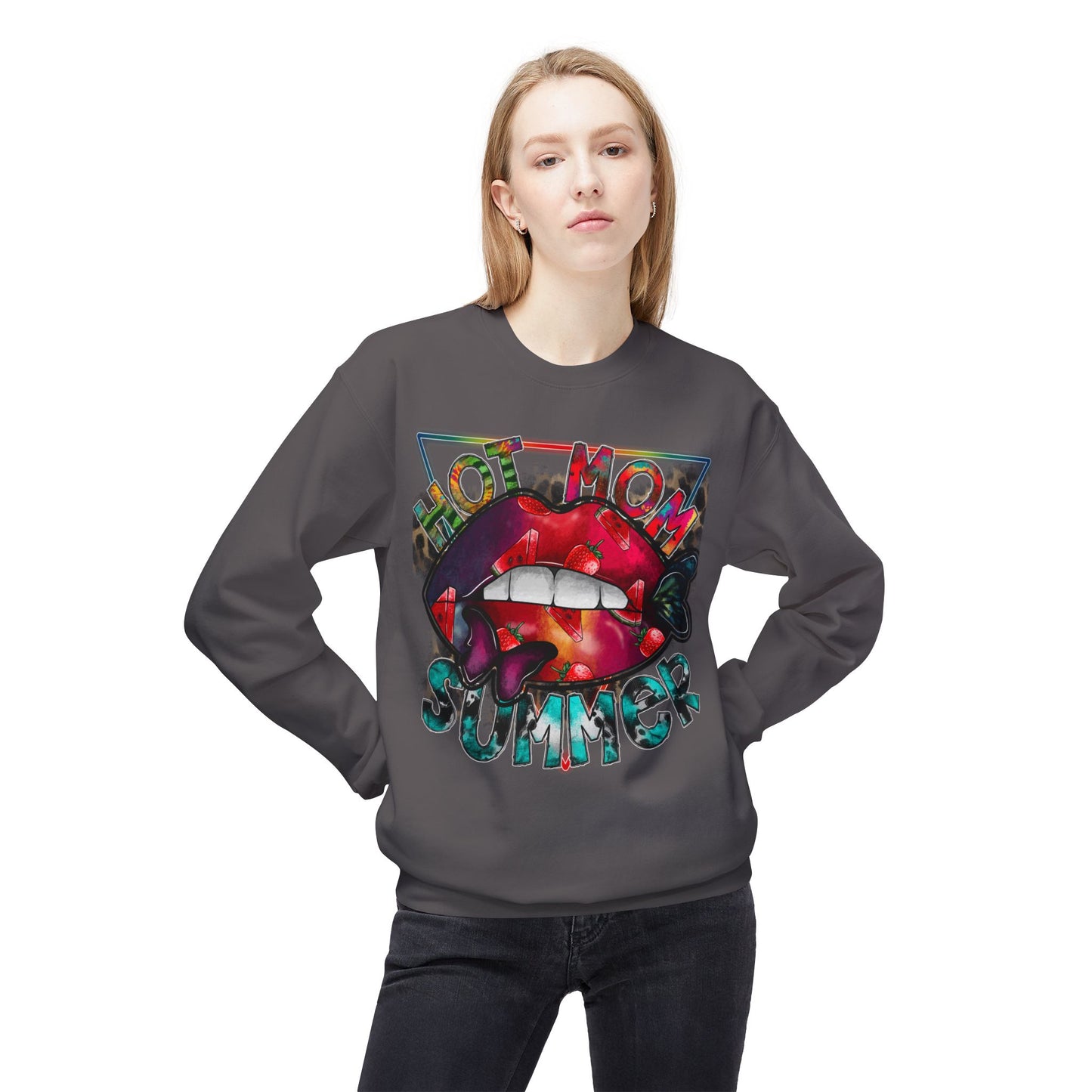 Unisex Midweight Softstyle Fleece Crewneck Sweatshirt