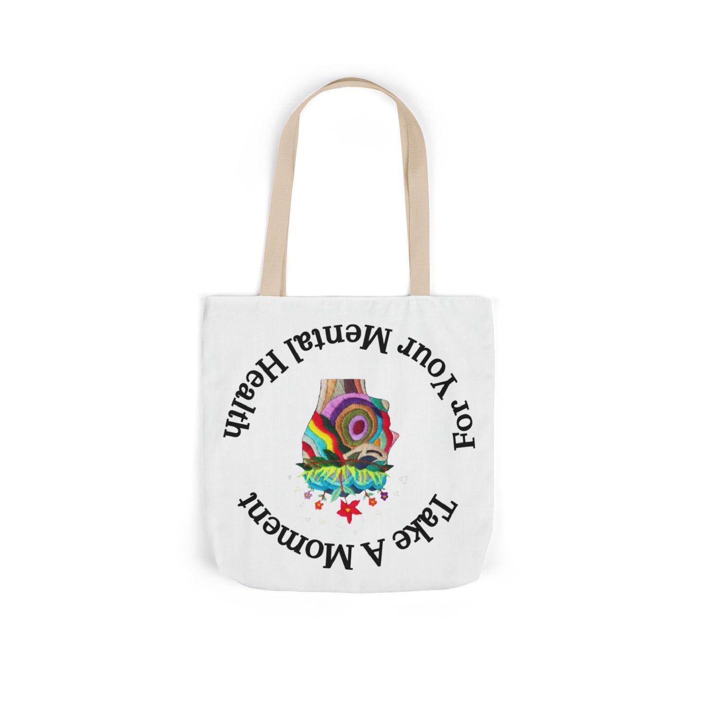 Canvas Tote Bag | Stylish & Durable with 5-Color Straps | Eco-Friendly Everyday Bag