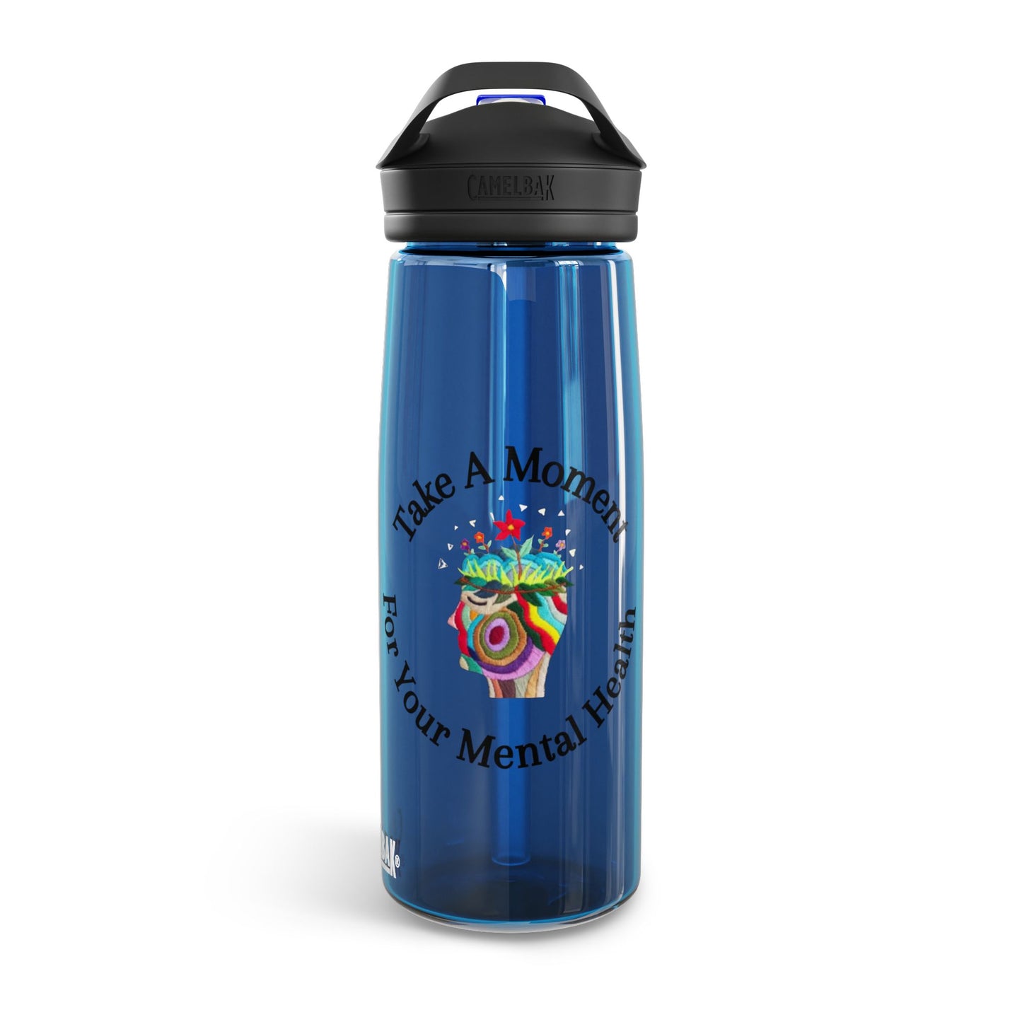 CamelBak Eddy® Water Bottle |Take A Moment For Your Mental Health | Motivational Reusable BPA | Free Bottle (20oz / 25oz)