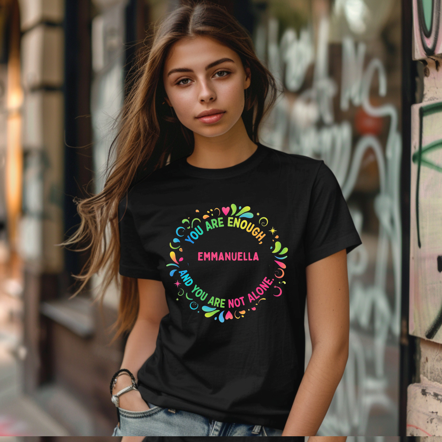 You Are Enough Unisex Tee, Inspirational T-Shirt, Self-Love Apparel, Gift for Friends, Encouragement Outfit, Positive Vibes Tee, [...]