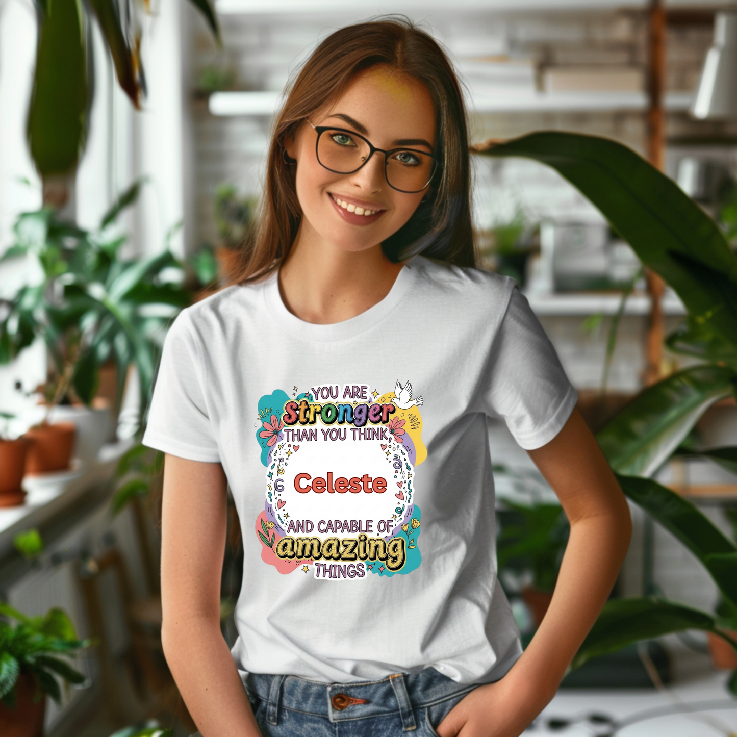 Inspirational Unisex Softstyle T-Shirt - 'You Are Stronger Than You Think'