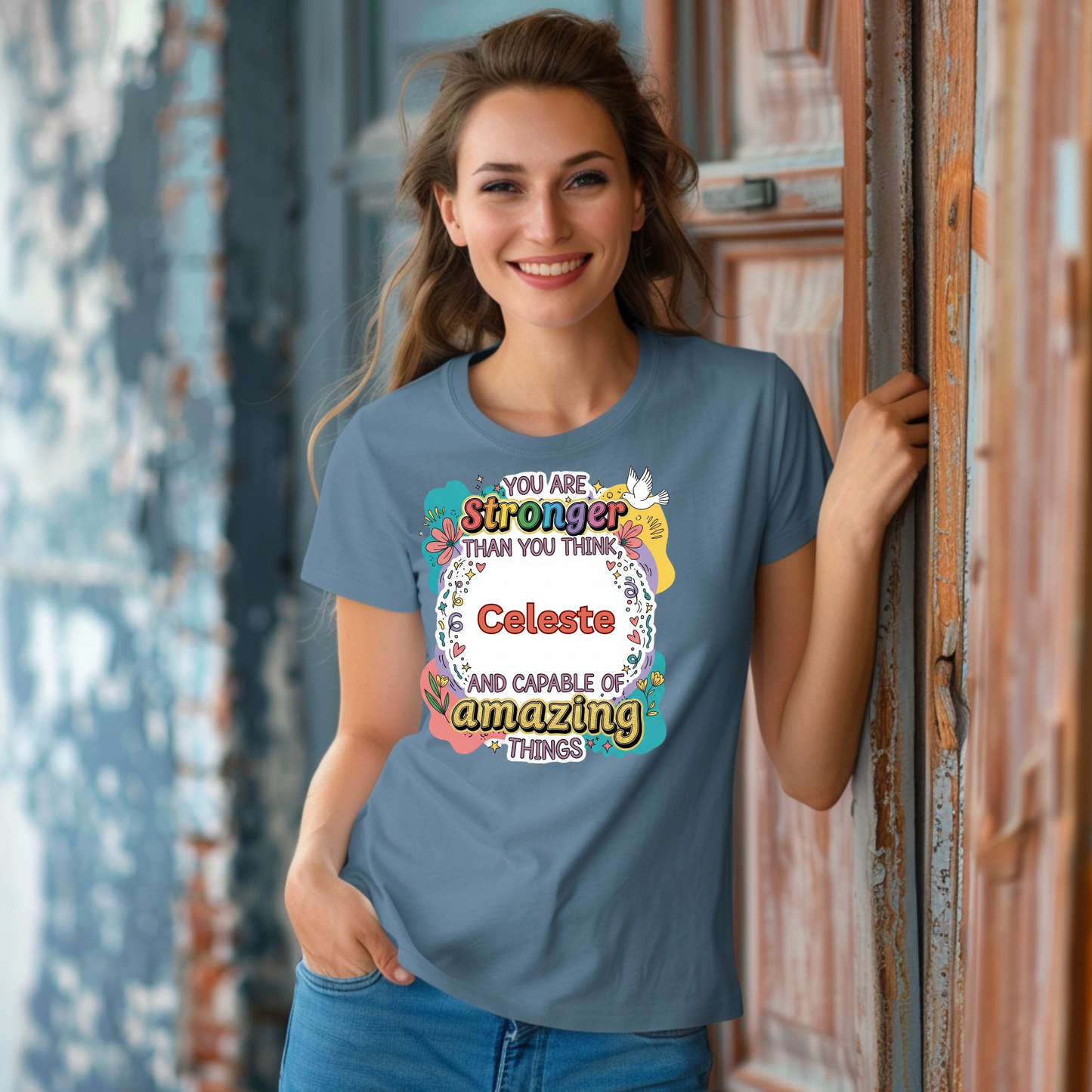 Inspirational Unisex Softstyle T-Shirt - 'You Are Stronger Than You Think'