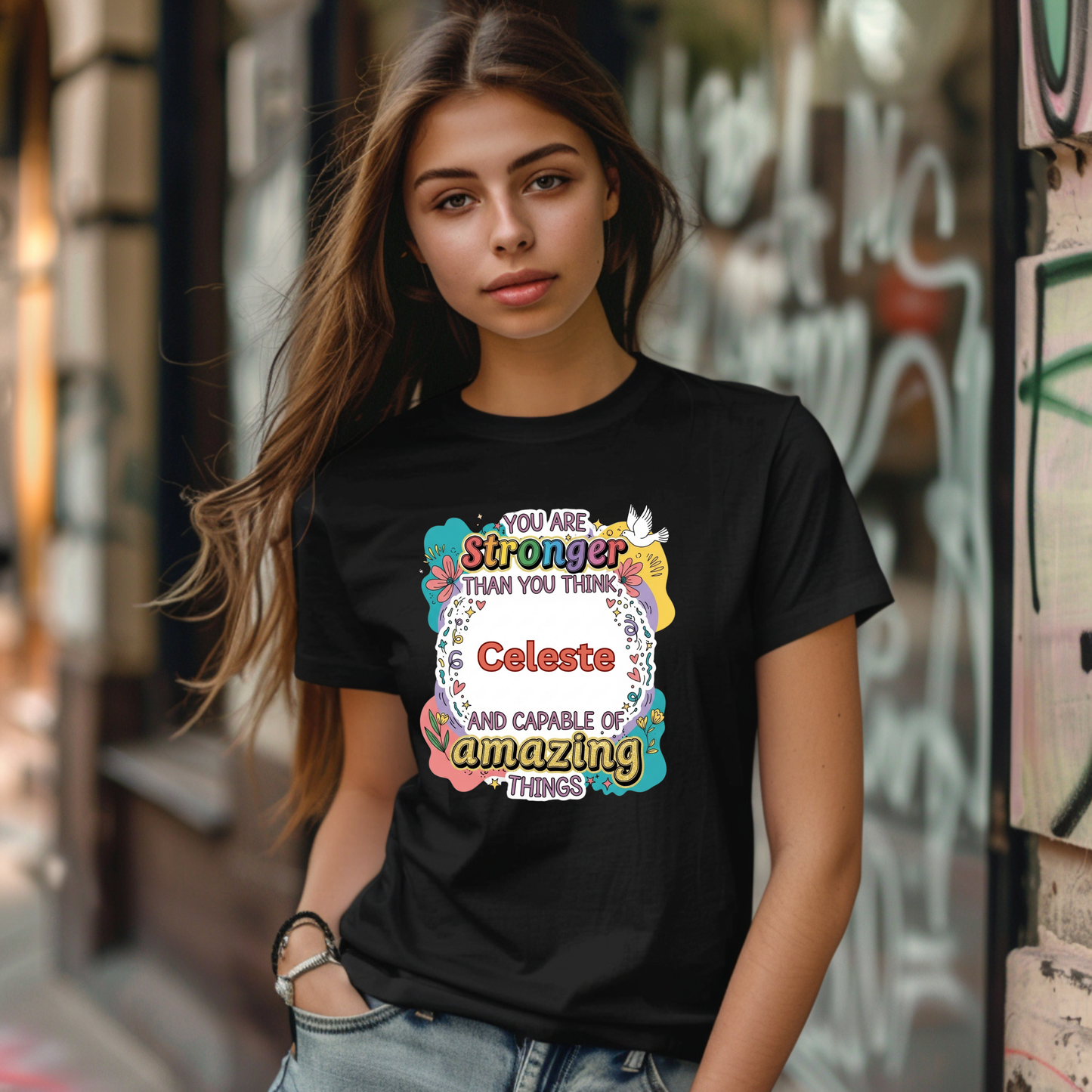 Inspirational Unisex Softstyle T-Shirt - 'You Are Stronger Than You Think'