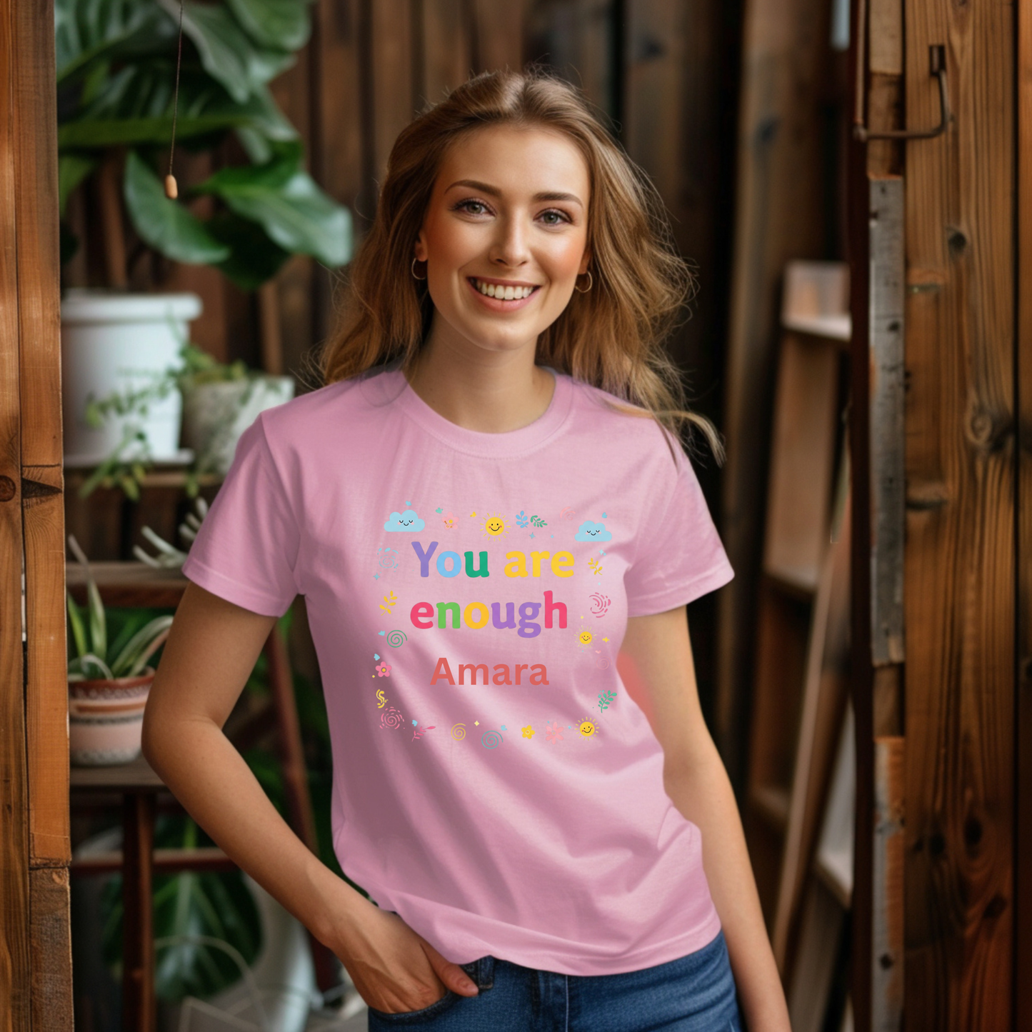 You Are Enough Unisex Softstyle T-Shirt