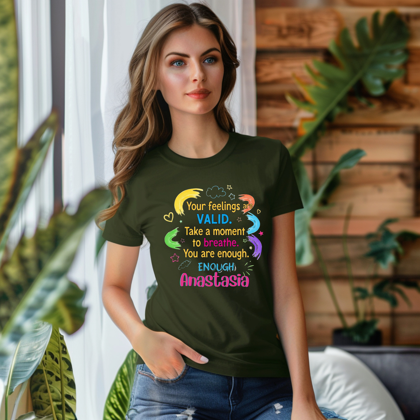 Inclusivity Affirmation T-Shirt - 'Your Feelings Are Valid'