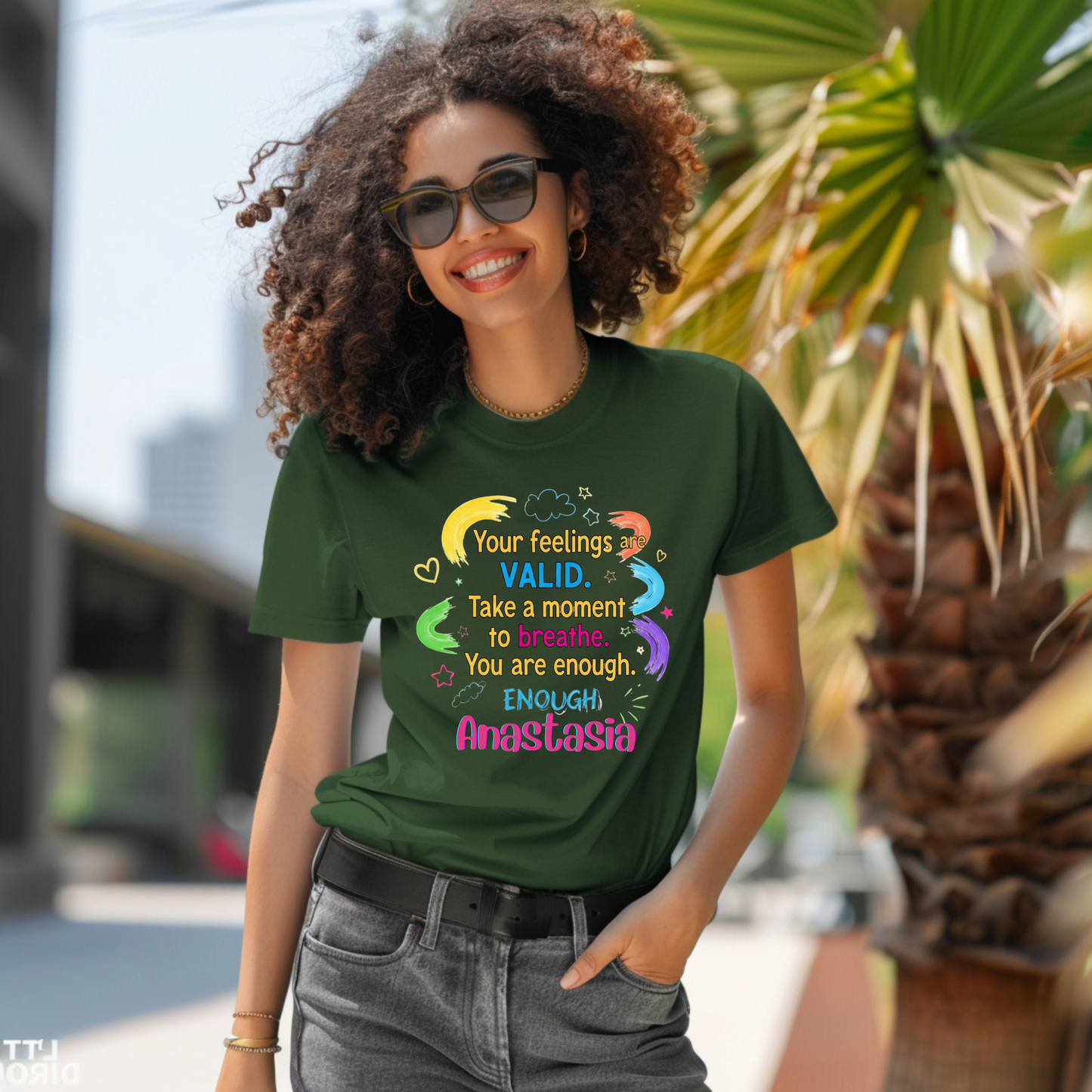 Inclusivity Affirmation T-Shirt - 'Your Feelings Are Valid'