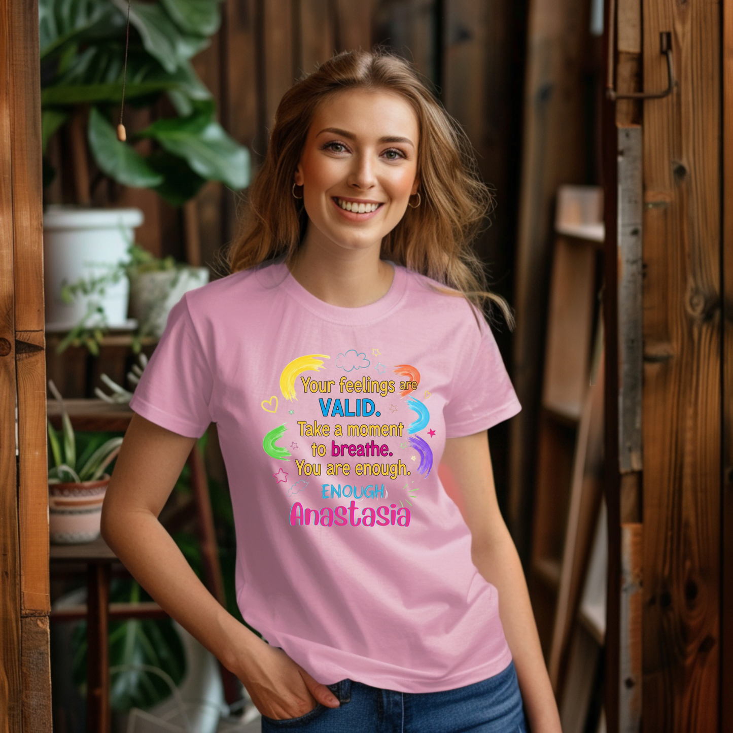 Inclusivity Affirmation T-Shirt - 'Your Feelings Are Valid'