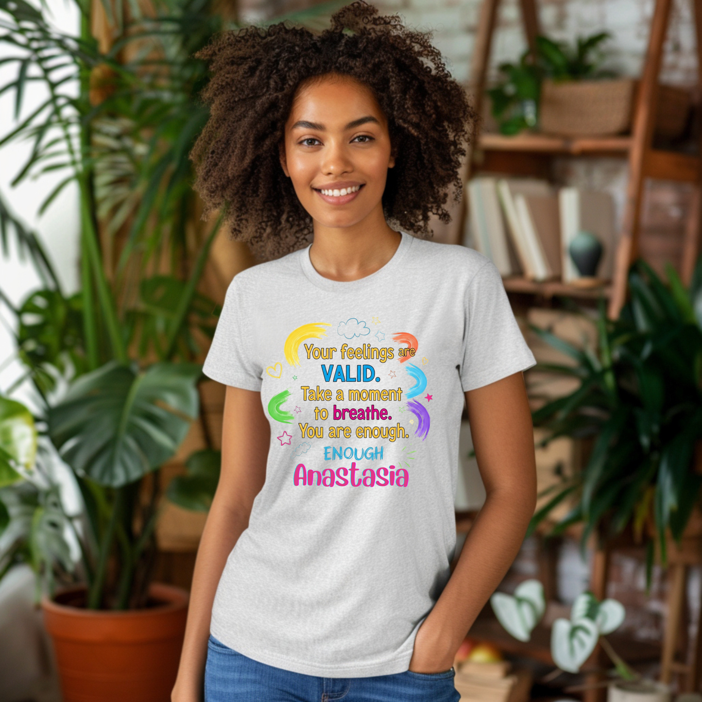 Inclusivity Affirmation T-Shirt - 'Your Feelings Are Valid'