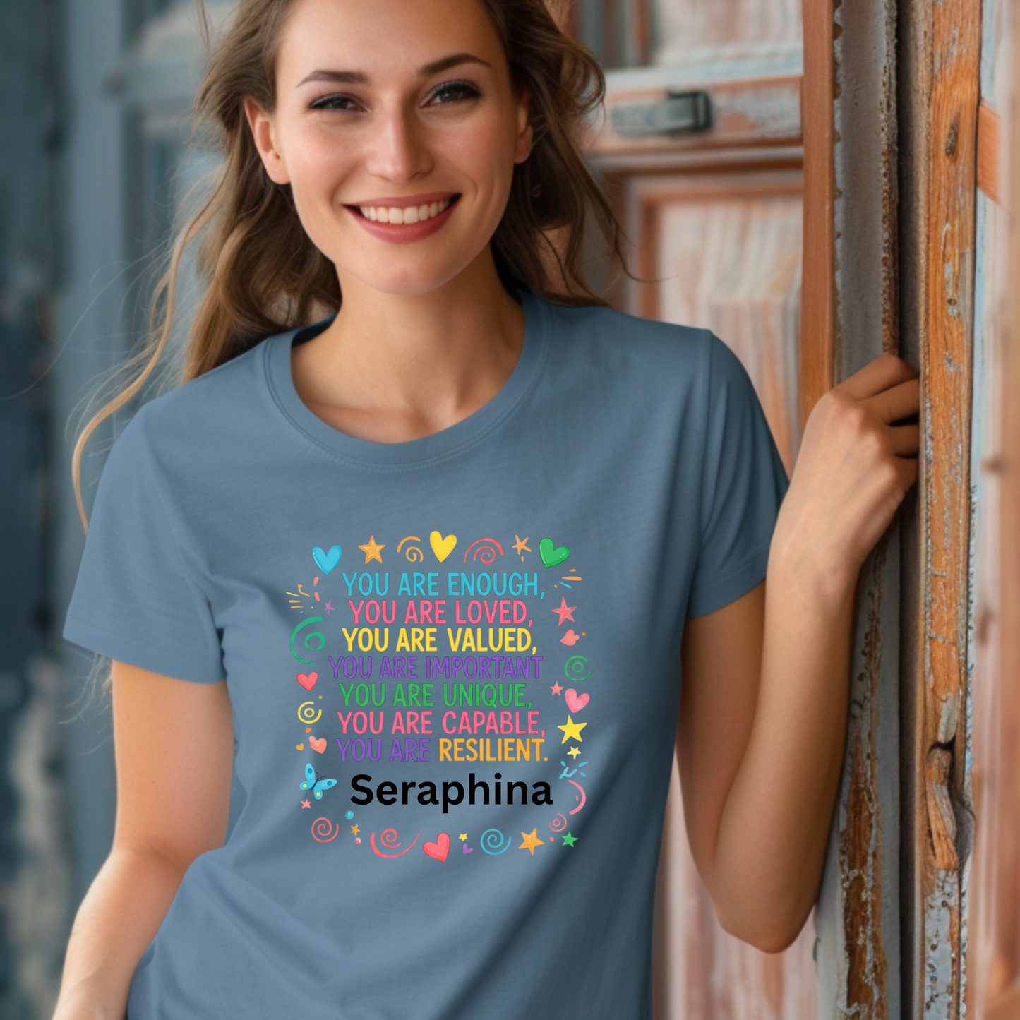 Inspirational Floral Unisex T-Shirt: "You Are Capable of Amazing Things"