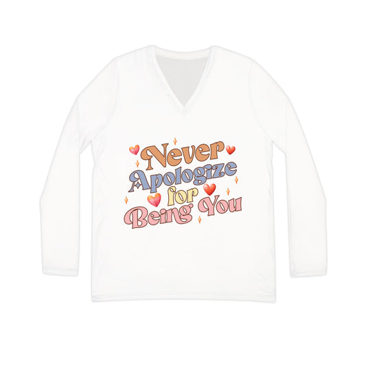 Women's Long Sleeve V-neck Shirt (AOP)