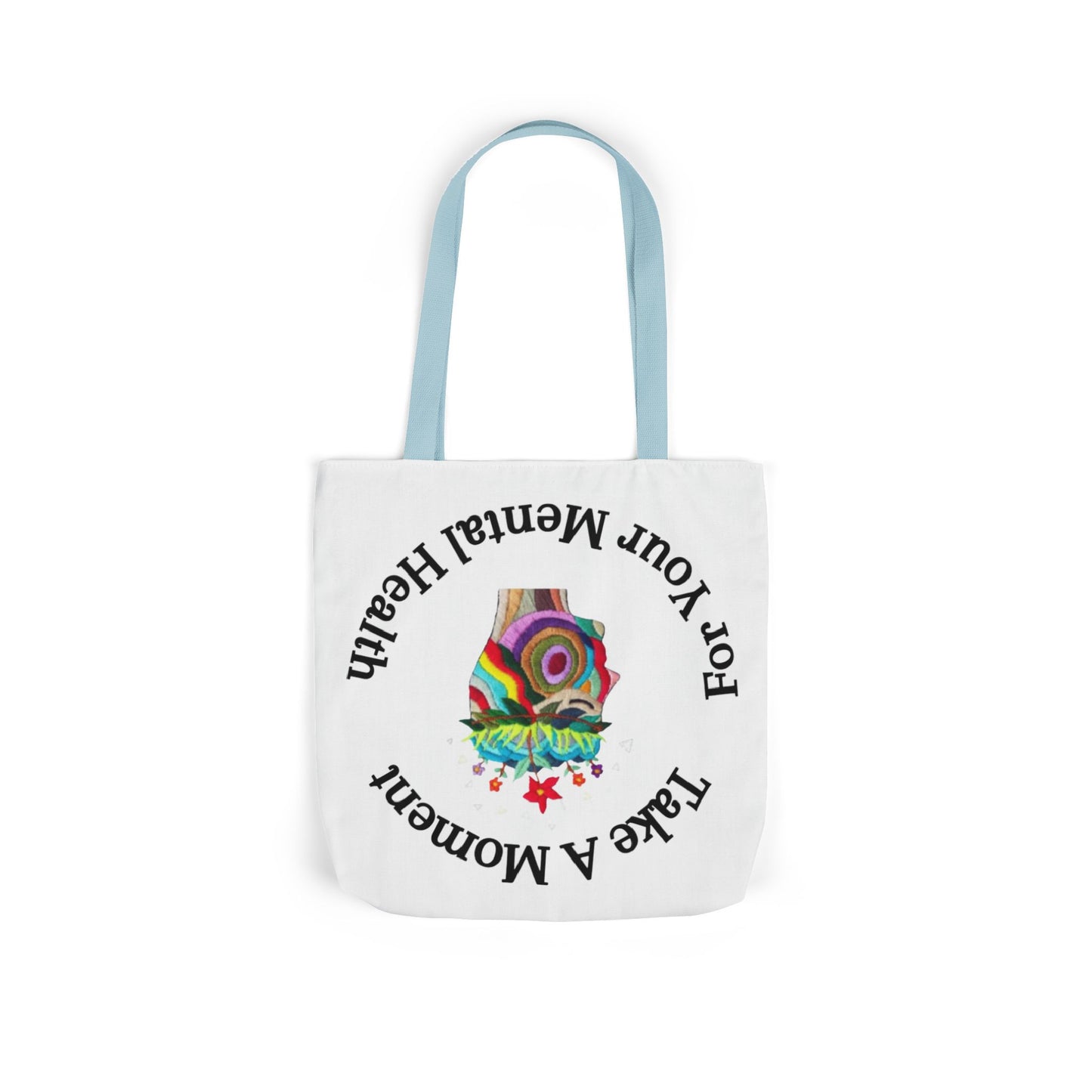Canvas Tote Bag | Stylish & Durable with 5-Color Straps | Eco-Friendly Everyday Bag