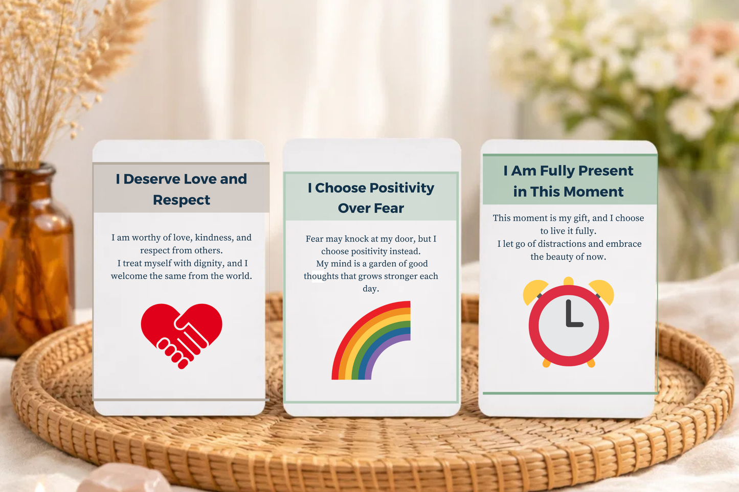 Affirmation Cards Printable – Self Love & Positive Affirmation Cards for Mental Health