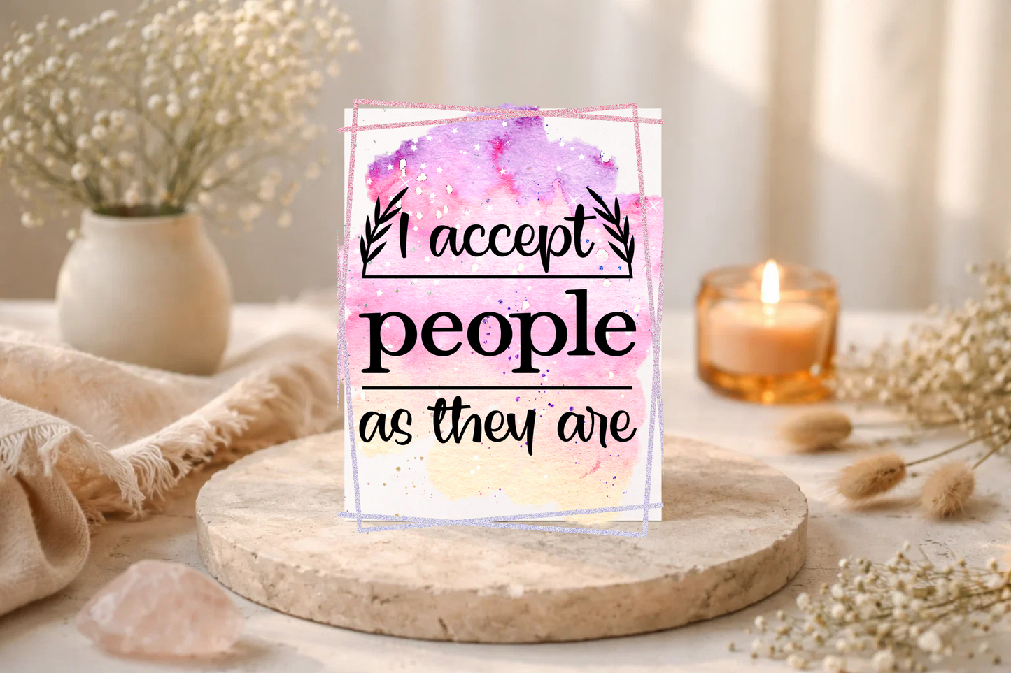 Affirmation Cards Printable, Self Love & Positive Affirmation Cards for Mental Health