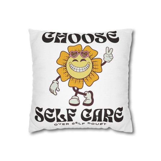Spun Polyester Square Pillowcase