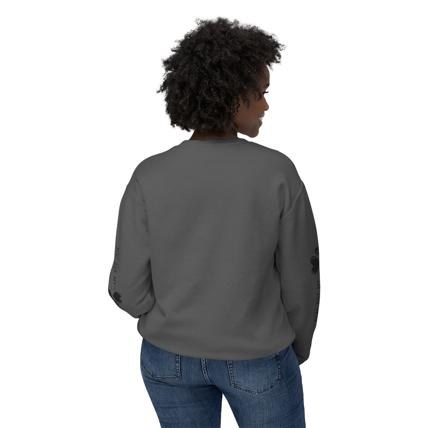 MAMA Sweatshirt / Floral & Animal Design on White