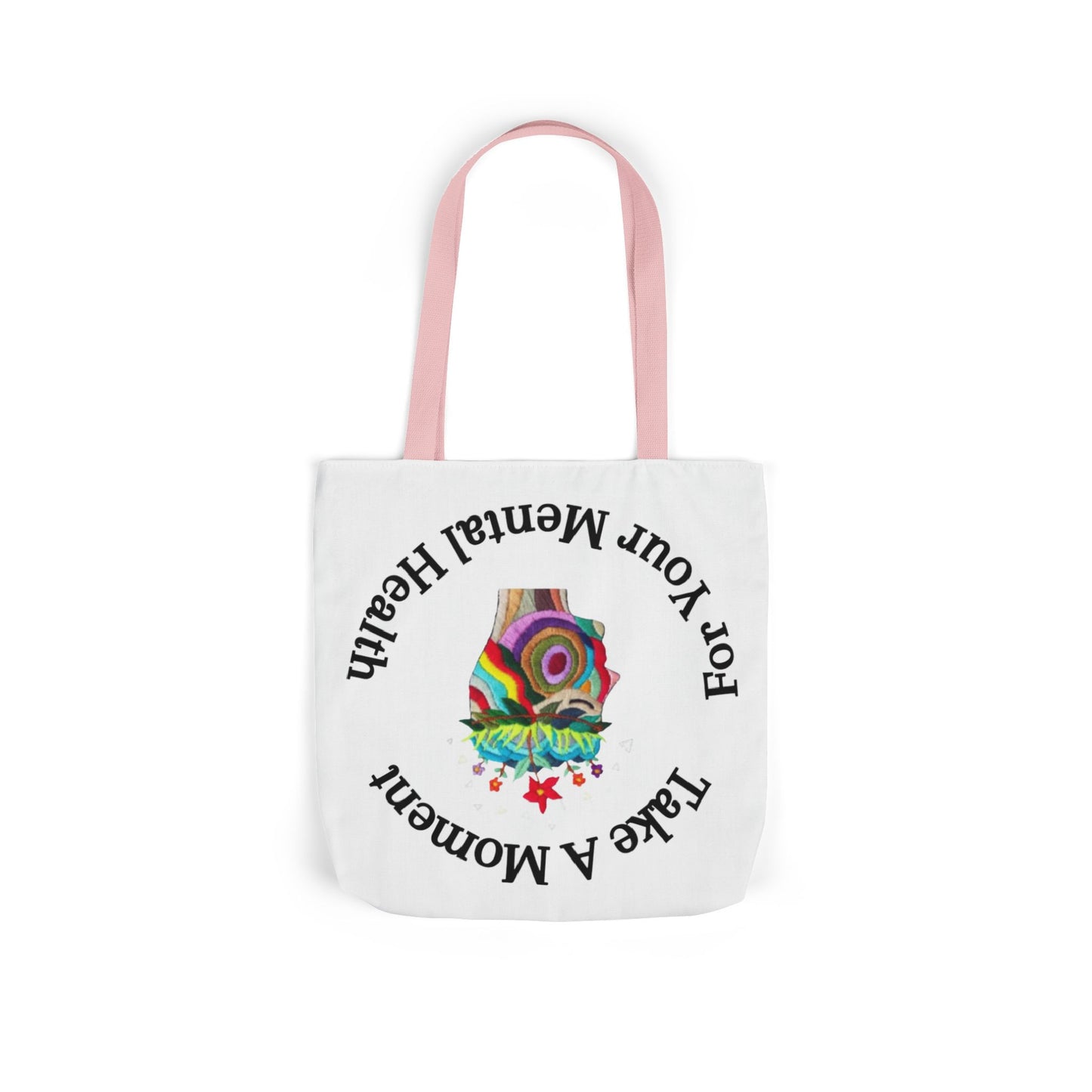 Canvas Tote Bag | Stylish & Durable with 5-Color Straps | Eco-Friendly Everyday Bag